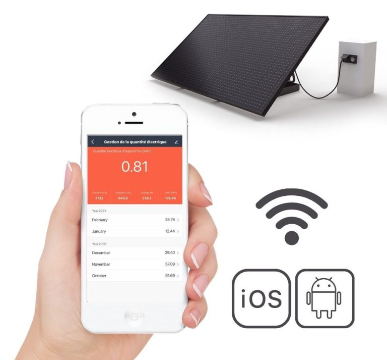 Panneau solaire Plug & Play de L43 et son application Smart Life